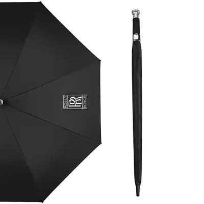 Stampe personalizzate di logo ombrello da golf sublimato con funzione All in 1 e costole in fibra di vetro