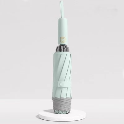 Acciaio metallo 10K inverso Sombrinha a prova di vento ombrello regalo aziendale set logo personalizzato