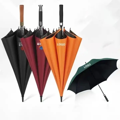 Windproof Custom Capsula pieghevole Ombrello di lusso con stampa del logo per 27 pollici 8k