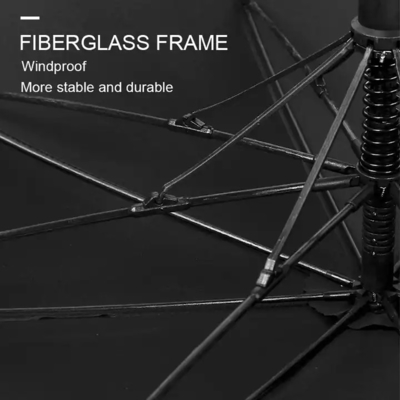 Windproof Custom Capsula pieghevole Ombrello di lusso con stampa del logo per 27 pollici 8k