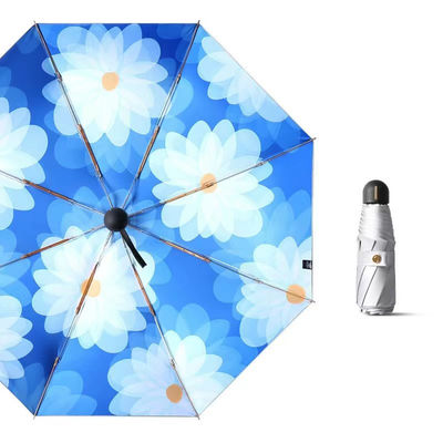 Titanio argento Victoria-Secret stampa ombrello da fiori per adulti e regali aziendali