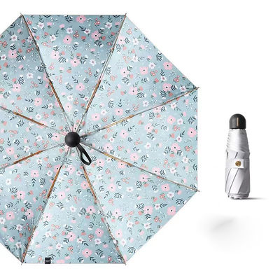 Titanio argento Victoria-Secret stampa ombrello da fiori per adulti e regali aziendali