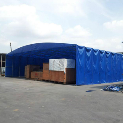 Cornice in acciaio galvanizzato Push and Pull Folding Garage Carport per lavaggio di auto impermeabile