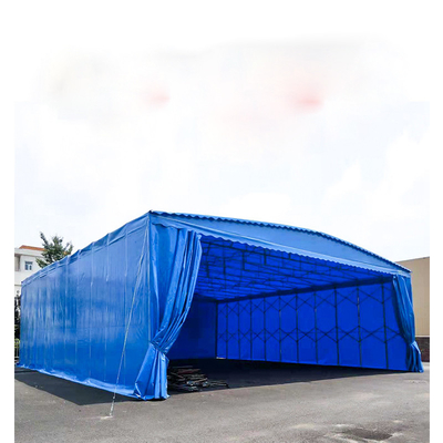 Cornice in acciaio galvanizzato Push and Pull Folding Garage Carport per lavaggio di auto impermeabile