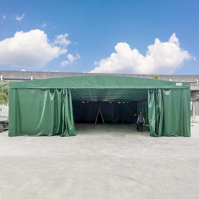 Cornice in acciaio galvanizzato Push and Pull Folding Garage Carport per lavaggio di auto impermeabile