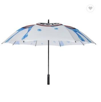 14mm Aft Windproof Custom Logo Golf Umbrella per la promozione e Big Travel Paraguas