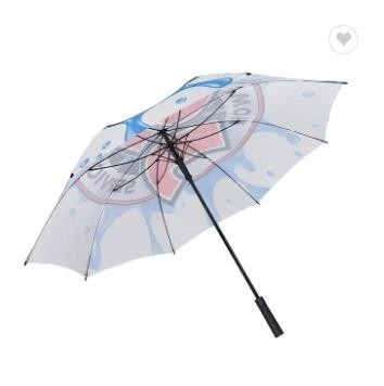 14mm Aft Windproof Custom Logo Golf Umbrella per la promozione e Big Travel Paraguas