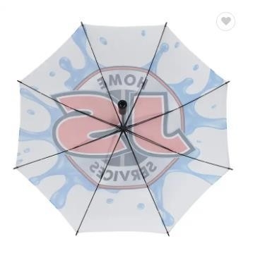 14mm Aft Windproof Custom Logo Golf Umbrella per la promozione e Big Travel Paraguas