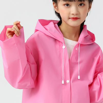 EVA non usa e getta poncho pioggia per bambini con stampa personalizzata