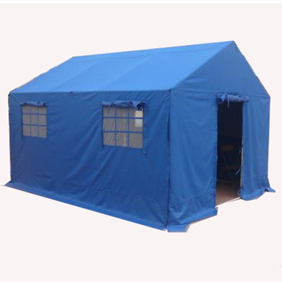 Tenda da campeggio con tubo galvanizzato spessito per il personale di costruzione nel sito di soccorso in caso di catastrofe
