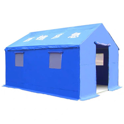 Tenda da campeggio con tubo galvanizzato spessito per il personale di costruzione nel sito di soccorso in caso di catastrofe