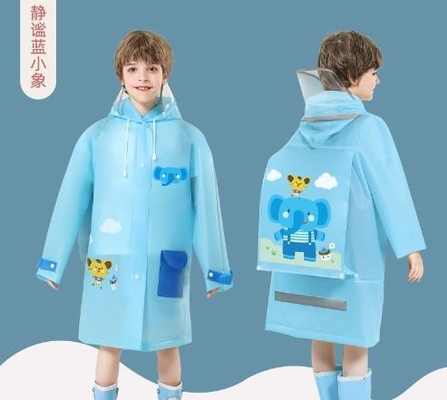 Cappotto da pioggia da un pezzo per bambini in tessuto EVA 100% ideale per viaggi e attività all'aria aperta