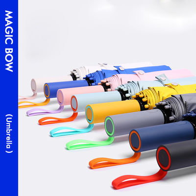 Protezione UV 72 costole 3 ombrelloni pieghevoli con colori contrastanti e logo personalizzato