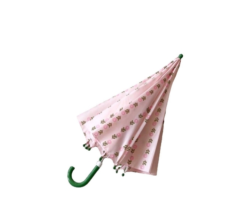Classico ombrello per bambini perfetto per scuola e per le necessità quotidiane rosa