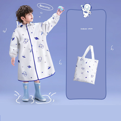 Mantello da pioggia per bambini impermeabile e a prova di vento per i bisogni quotidiani in poliestere taffeta