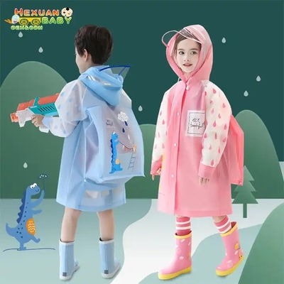 Polistirolo pronto per il viaggio Bambini impermeabile Poncho per la protezione leggera e traspirante