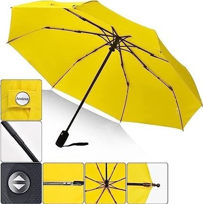 Moda 3 Pieghevole 12K Automatico Aperto Logo Personalizzato Impermeabile Ombrello Per Pioggia