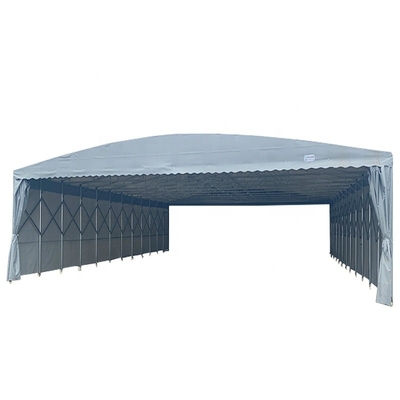 Tenda pieghevole retrattile per divertimenti all'aria aperta Tenda impermeabile per magazzini
