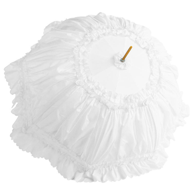 Europa e Stati Uniti Bride Lace Umbrella Straight Umbrella per la fotografia di matrimonio esplosivo