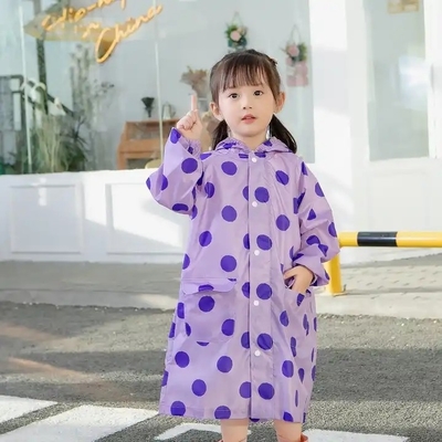 Cappotto da ragazza da cartone animato Abbigliamento da sole stile poncho per bambini 100% tessuto EVA
