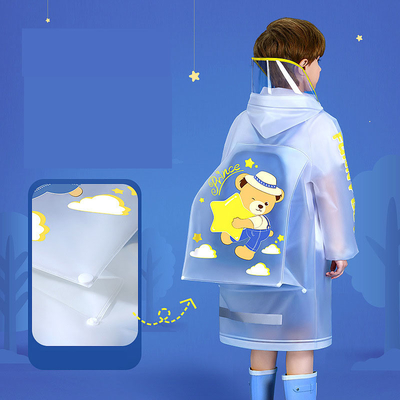 EVA non usa e getta impermeabile per bambini e studenti Poncho per bambini per studenti