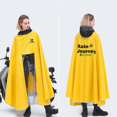 Long Body Single Rain Poncho per adulti universali che guidano auto elettriche a batteria nel 2023
