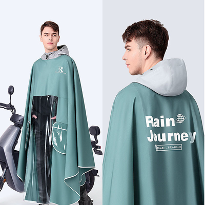 Long Body Single Rain Poncho per adulti universali che guidano auto elettriche a batteria nel 2023