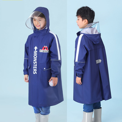 Stampa di logo personalizzato Mantello da pioggia per bambini per ragazzi e ragazze Abbigliamento scolastico
