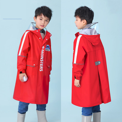 Stampa di logo personalizzato Mantello da pioggia per bambini per ragazzi e ragazze Abbigliamento scolastico