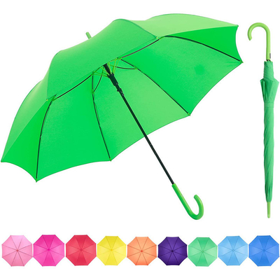 Full Fiber Customized Integrated Bending Handle Golf Umbrella Pubblicità aperta automatica