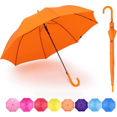Full Fiber Customized Integrated Bending Handle Golf Umbrella Pubblicità aperta automatica