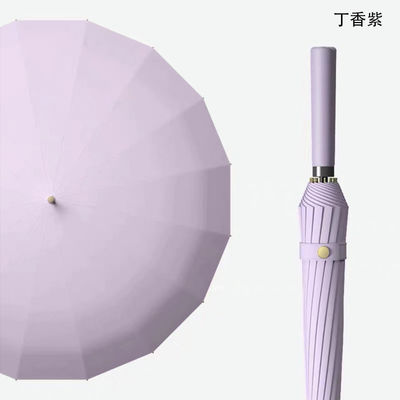 190T tessuto di nylon 16k Straight Umbrella Automatic Long Handle Ideale per uomini e donne