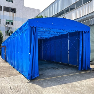 Tenda di campeggio in PVC stampata su misura per protezione solare all'aperto e erbacce in condizioni di vento