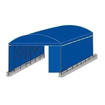 Tenda esterna galvanizzata con telaio in acciaio mobile e pieghevole per una lunga durata di 10 anni