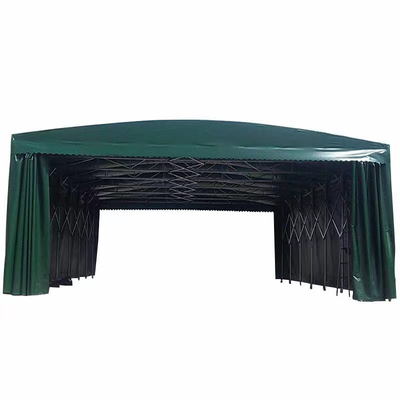 Tenda esterna galvanizzata con telaio in acciaio mobile e pieghevole per una lunga durata di 10 anni