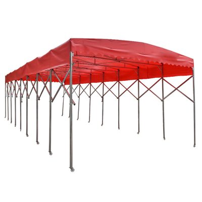 Tenda esterna galvanizzata con telaio in acciaio mobile e pieghevole per una lunga durata di 10 anni