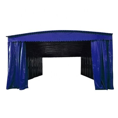Tenda ripiegabile a baldacchino multifunzione per lo stoccaggio all'aperto per la resistenza al vento