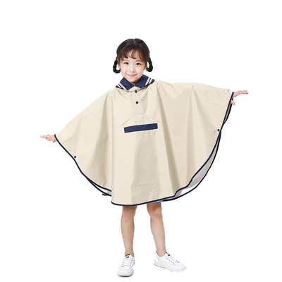 Alunni dell'asilo attrezzatura per la pioggia impermeabile per bambini con borsa da scuola Poncho di cartoni animati carino