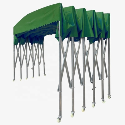 Tenda ripiegabile a baldacchino multifunzione per lo stoccaggio all'aperto per la resistenza al vento