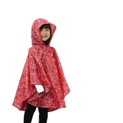 Alunni delle scuole elementari impermeabile leggero e carino Baby Star Cape Poncho Manufacture