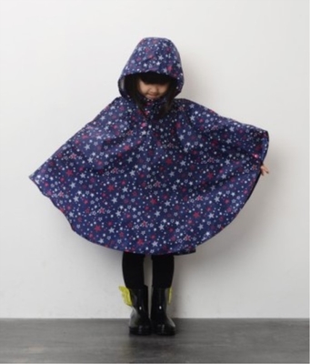 Alunni delle scuole elementari impermeabile leggero e carino Baby Star Cape Poncho Manufacture