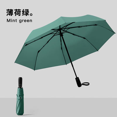 All-in-one ombrello solare completamente automatico protezione solare ombrello solare doppio pieghevole pubblicità