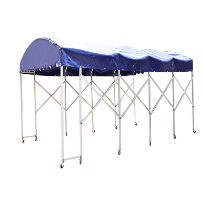 Tenda di parcheggio in acciaio galvanizzato a telaio per lo stretching