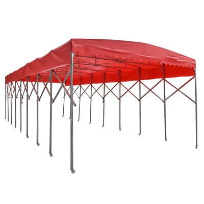 Tenda di parcheggio in acciaio galvanizzato a telaio per lo stretching