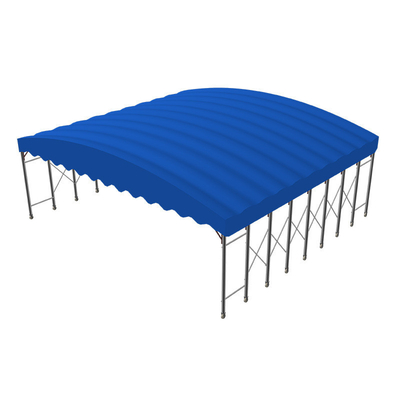Tenda di parcheggio in acciaio galvanizzato a telaio per lo stretching