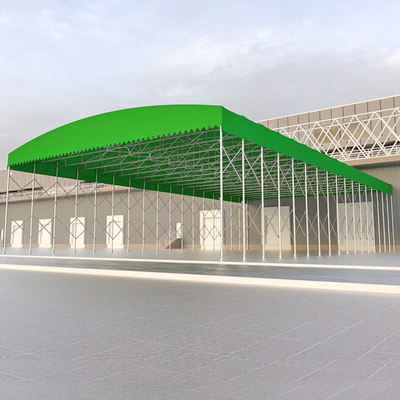 Tenda di parcheggio in acciaio galvanizzato a telaio per lo stretching