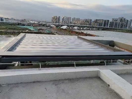 Controllo a distanza Operazione Canopy elettrico per grandi alluvioni Sala tenda mobile di stoccaggio