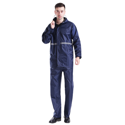 Cappotto universale maschile e pantaloni riflettenti adatti alle attività all'aria aperta