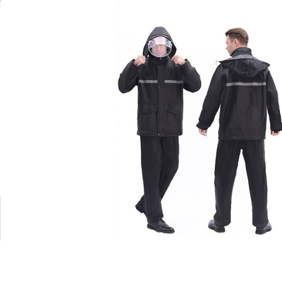 Pantaloni da pioggia e pantaloni da pioggia personalizzati con corpo riflettente a doppio spessore