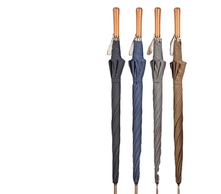 Design minimalista stile 27 pollici 8K 190T Pongee lusso ombrello per la pubblicità appesa